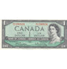 BC-37b 1954 Canada $1 Beattie-Rasminsky, W/O, AU-UNC (AU55)
