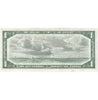 BC-37b 1954 Canada $1 Beattie-Rasminsky, W/O, AU-UNC (AU55)