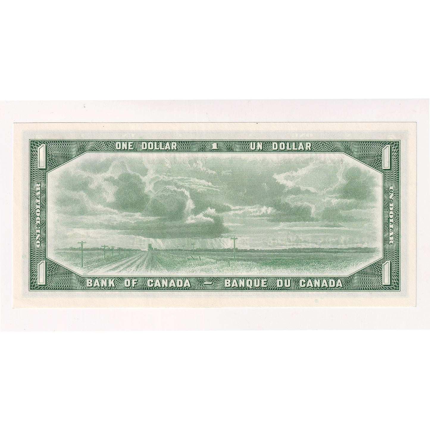 BC-37b 1954 Canada $1 Beattie-Rasminsky, X/N, Uncirculated (MS60)