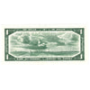 BC-37b 1954 Canada $1 Beattie-Rasminsky, X/O, Almost Uncirculated (AU50)