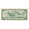 BC-37b 1954 Canada $1 Beattie-Rasminsky, A/O, Extra Fine (EF40)
