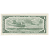 BC-37b 1954 Canada $1 Beattie-Rasminsky, Z/O, Almost Uncirculated (AU50)