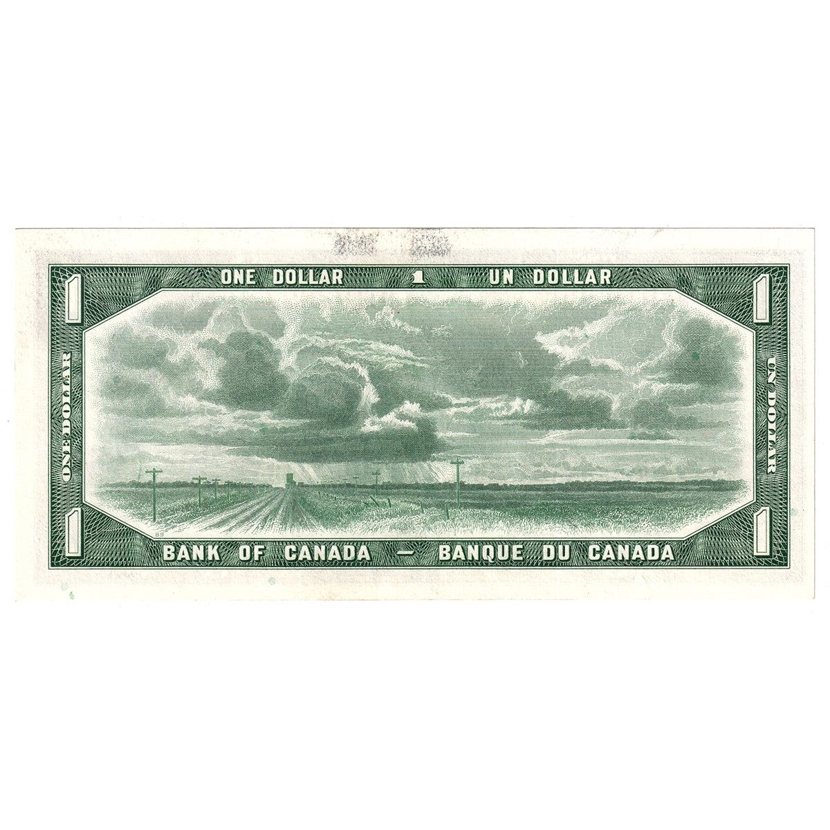 BC-37bA 1954 Canada $1 Beattie-Rasminsky, *A/A, Extra Fine (EF40)