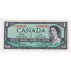 BC-37bA 1954 Canada $1 Beattie-Rasminsky, *A/A, F
