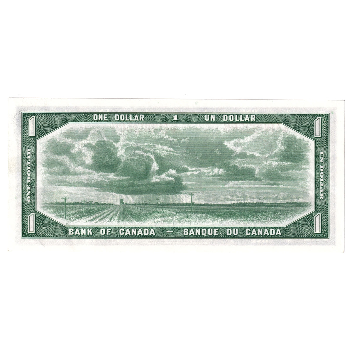 BC-37bA 1954 Canada $1 Beattie-Rasminsky, *A/A, Uncirculated (MS60)
