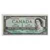 BC-37bA 1954 Canada $1 Beattie-Rasmisnky, *A/Y, AU-UNC (AU55)