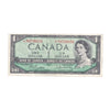 BC-37bA 1954 Canada $1 Beattie-Rasminsky, *N/Y, Very Fine (VF20)