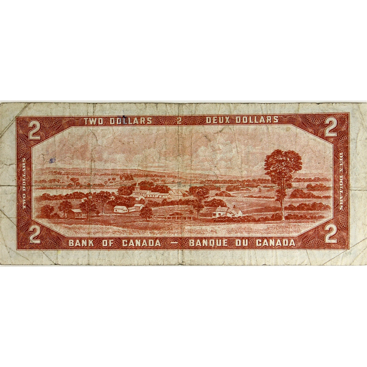 BC-30a 1954 Canada $2 Coyne-Towers, Devil's Face, C/B, VG-F (VG10)