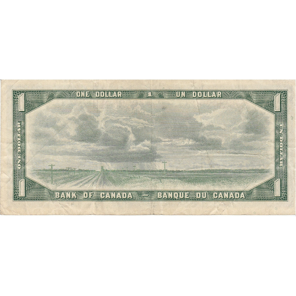 BC-37bA 1954 Canada $1 Beattie-Rasminsky, *S/O, F-VF