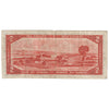 BC-30b 1954 Canada $2 Beattie-Coyne, Devil's Face, G/B, Fine (F12)