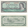 BC-37BA-i 1954 Canada $1 Beattie-Rasminsky, *A/F, EF-AU