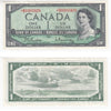 BC-37bA-i 1954 Canada $1 Beattie-Rasminsky, *B/M, VF-EF (VF30)