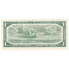 BC-37b-i 1954 Canada $1 Beattie-Rasminsky, G/F, Almost Uncirculated (AU50)