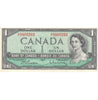 BC-37b-i 1954 Canada $1 Beattie-Rasminsky, G/F, Uncirculated (MS60)