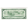 BC-37b-i 1954 Canada $1 Beattie-Rasminsky, G/Z, Uncirculated (MS60)