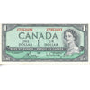 BC-37b-i 1954 Canada $1 Beattie-Rasminsky, H/F, Almost Uncirculated (AU50)