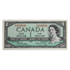 BC-37b-i 1954 Canada $1 Beattie-Rasminsky, H/F, UNC