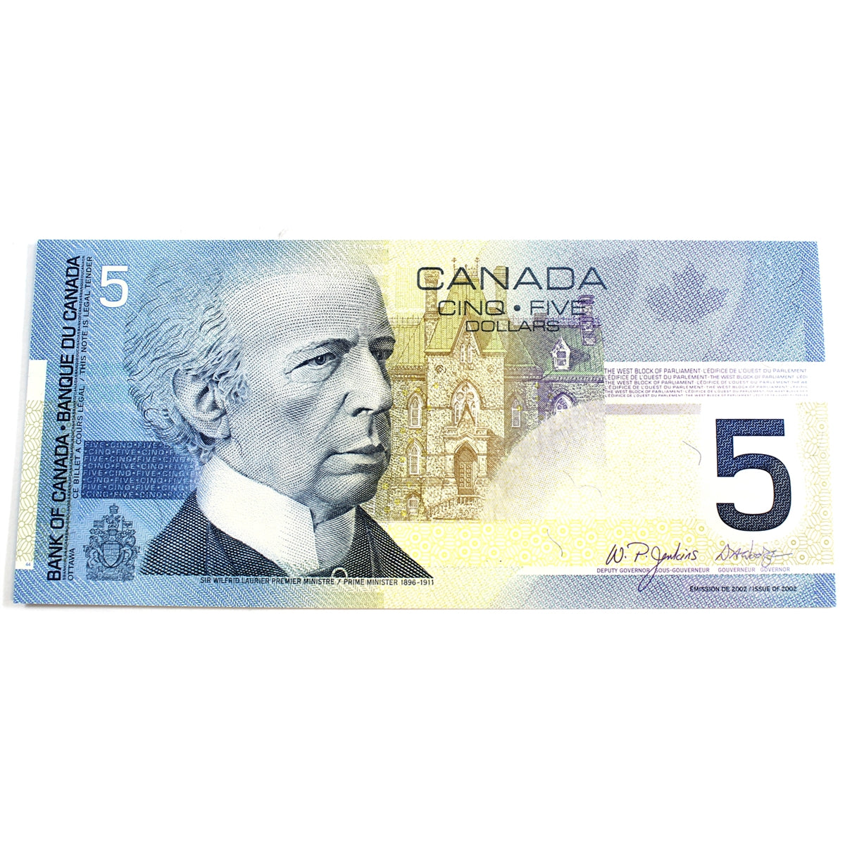 BC-62b 2005 Canada $5 Jenkins-Dodge, HOW, Uncirculated (MS60)