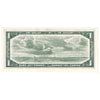 BC-37b-i 1954 Canada $1 Beattie-Rasminsky, L/M, Almost Uncirculated (AU50)