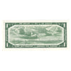 BC-37b-i 1954 Canada $1 Beattie-Rasminsky, L/Z, AU-UNC (AU55)