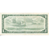 BC-37b-i 1954 Canada $1 Beattie-Rasminsky, M/P, VF-EF (VF30)