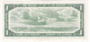 BC-37b-i 1954 Canada $1 Beattie-Rasminsky, O/M, AU-UNC (AU55)