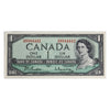 BC-37b-i 1954 Canada $1 Beattie-Rasminsky, O/M, Choice Uncirculated (CUNC63)