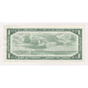 BC-37b-i 1954 Canada $1 Beattie-Rasminsky, P/P, Almost Uncirculated (AU50)