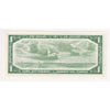BC-37b-i 1954 Canada $1 Beattie-Rasminsky, P/P, AU-UNC (AU55)
