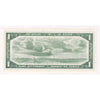 BC-37b-i 1954 Canada $1 Beattie-Rasminsky, S/M, Choice Uncirculated (CUNC63)