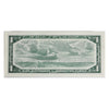 BC-37b-i 1954 Canada $1 Beattie-Rasminsky, S/Z, AU-UNC (AU55)