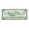 BC-37b-i 1954 Canada $1 Beattie-Rasminsky, T/M, Almost Uncirculated (AU50)