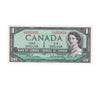 BC-37b-i 1954 Canada $1 Beattie-Rasminsky, T/Z, Uncirculated (MS60)