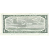 BC-37b-i 1954 Canada $1 Beattie-Rasminsky, W/Z, Almost Uncirculated (AU50)