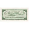 BC-37b-i 1954 Canada $1 Beattie-Rasminsky, Z/M, AU-UNC (AU55)