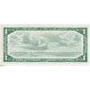 BC-37b-i 1954 Canada $1 Beattie-Rasminsky, Z/P, AU-UNC (AU55)