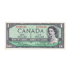 BC-37b-i 1954 Canada $1 Beattie-Rasminsky, Z/P, Uncirculated (MS60)