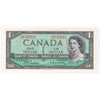 BC-37b-i 1954 Canada $1 Beattie-Rasminsky, Z/Z, Choice Uncirculated (CUNC63)