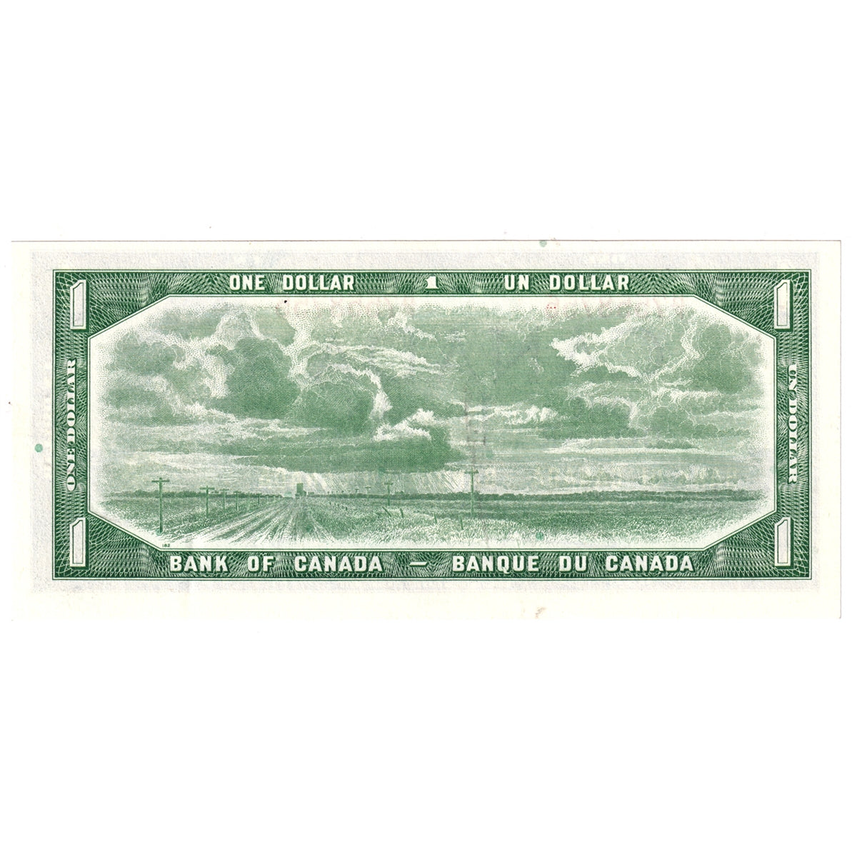 BC-37c 1954 Canada $1 Bouey-Rasminsky, H/F, Uncirculated (MS60)