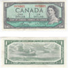 BC-37c 1954 Canada $1 Bouey-Rasminsky, H/F, Extra Fine (EF40)