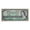 BC-37c 1954 Canada $1 Bouey-Rasminsky, I/F, AU-UNC (AU55)