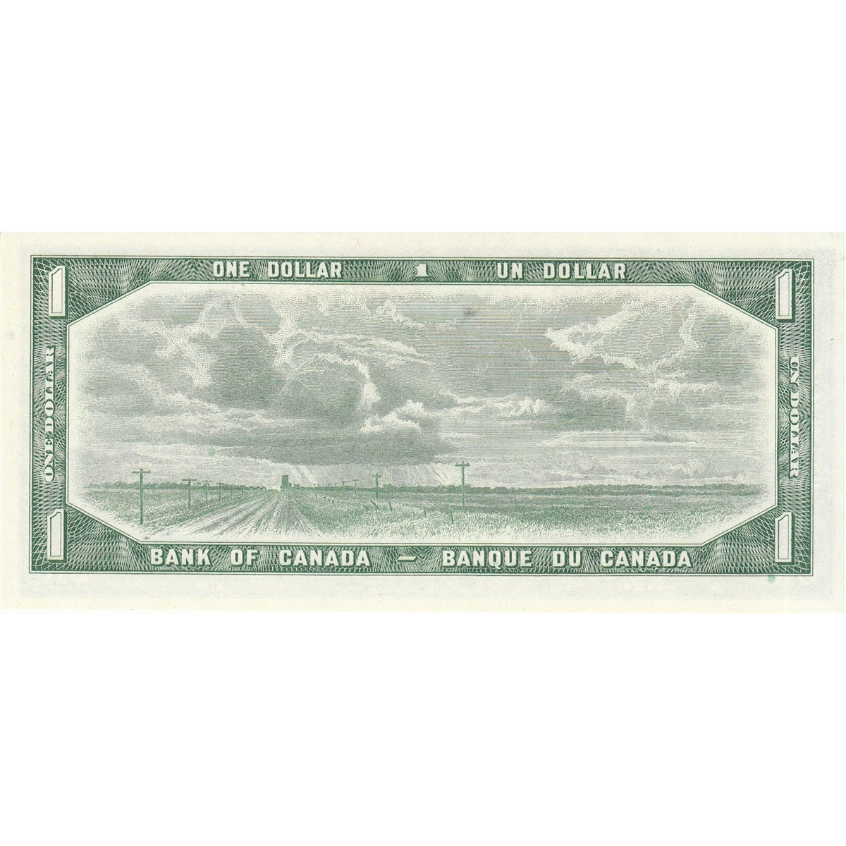 BC-37c 1954 Canada $1 Bouey-Rasminsky, J/F, Choice Uncirculated (CUNC63)