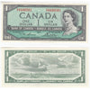 BC-37c 1954 Canada $1 Bouey-Rasminsky, R/F, Choice Uncirculated (CUNC63)