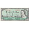 BC-37c 1954 Canada $1 Bouey-Rasminsky, S/F, AU-UNC (AU55)