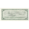 BC-37c 1954 Canada $1 Bouey-Rasminsky, S/F, AU-UNC (AU55)