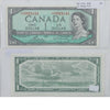BC-37cA 1954 Canada $1 Bouey-Rasminsky, *C/F, Almost Uncirculated (AU50)