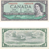 BC-37cA 1954 Canada $1 Bouey-Rasminsky, *C/F, Choice Uncirculated (CUNC63)