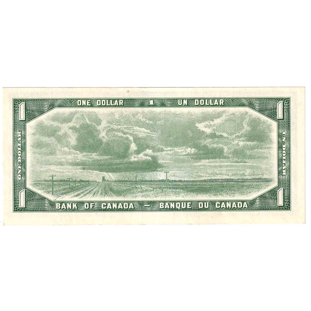 BC-37d 1954 Canada $1 Lawson-Bouey, B/I, Extra Fine (EF40)