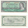 BC-37d 1954 Canada $1 Lawson-Bouey, C/I, Almost Uncirculated (AU50)