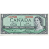 BC-37d 1954 Canada $1 Lawson-Bouey, C/I, UNC